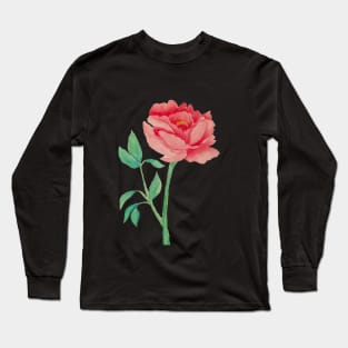 peony stickers Long Sleeve T-Shirt